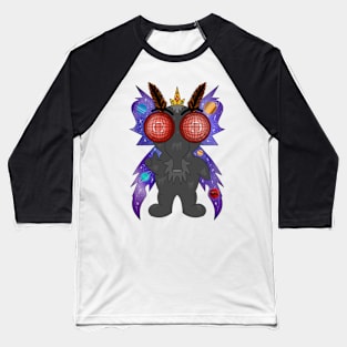 Space Mothman Baseball T-Shirt